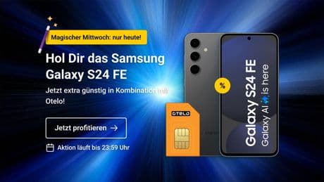 Magischer Mittwoch bei Gomibo: Samsung Galaxy S24 FE 256 GB + otelo-Tarif – nur am 16. Juli 2025