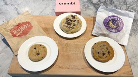 I tried chocolate chip cookies from Crumbl, Insomnia, and Mrs. Fields with my kids. They were all good, but one was the clear winner.