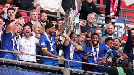 AFC Wimbledon 1-0 Walsall: Hippolyte the hero as Dons hold on through nervy second half to confirm promotion