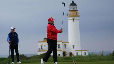 US-Präsident: Donald Trump ist in Schottland kein gern gesehener Gast