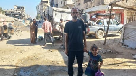 My evacuation from Gaza City: ‘I told my terrified toddler we’re going camping’