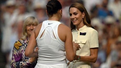 Thrashed Wimbledon finalist's private chat with Princess of Wales got her 'emotional again'