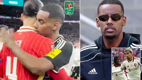 Is this when Alexander Isak's head turned for Liverpool? Newcastle fan claims wantaway striker 'showed no respect' after their Carabao Cup final win after a Virgil van Dijk exchange