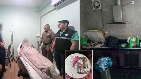 Police raid 'unsafe penis enlargement' clinic and catch fake doctor performing procedure in Bangkok