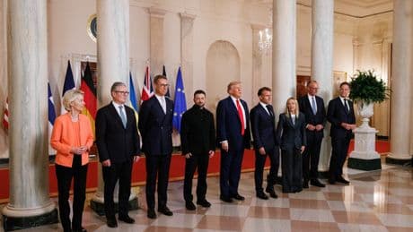 Trump-Zelensky meeting live: President pushes to end Ukraine-Russia war as he rules out US troops on the ground