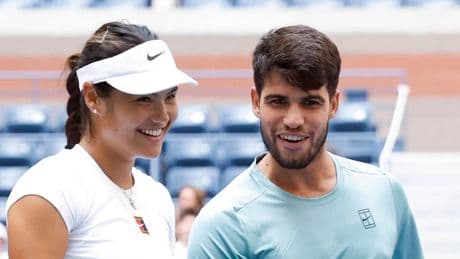 US Open: Emma Raducanu und Carlos Alcaraz schwärmen voneinander