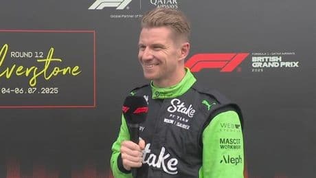 Nico Hulkenberg shows true colours after beating Lewis Hamilton to first-ever podium