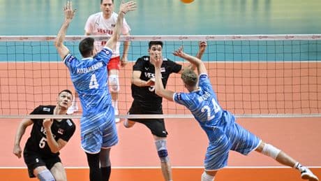 A Milli Erkek Voleybol Takımımız, Slovenya'ya kaybetti