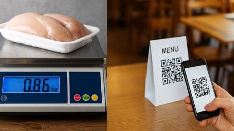 Tartıda net ürün, menüde QR kod dönemi!