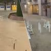 Zware onweersbuien met hevige regen teisteren Spanje: overstromingsgevaar in Catalonië, treinverkeer opgeschort