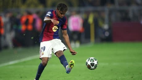 Lamine Yamal, suplente del Barça ante el Celta