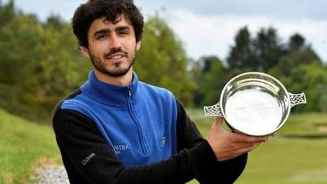 El golfista bilbaíno Javier Sainz sufre para pasar el corte en el Scottish Challenge