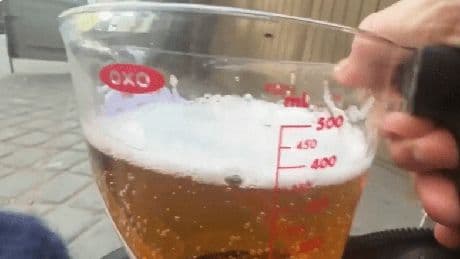 Tight holiday bars serving tourists bogus pints in dodgy glasses that have up to QUARTER less beer than they claim