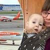 Breastfeeding mother threatened with £50 fine for bringing milk onboard Easyjet flight before staff told her they would 'fly without her' if she didn't pay