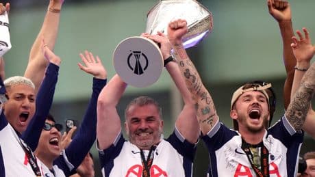 Ex-Celtic boss Postecoglou in Spurs future declaration after Europa League triumph
