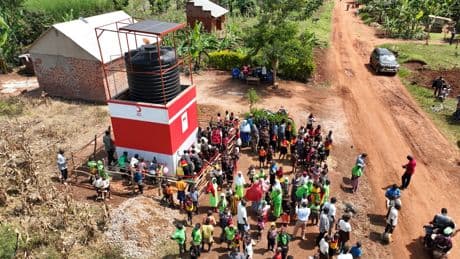 Türk Kızılay, Uganda'ya su kuyuları açtı