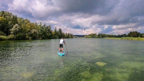 SUP-Fahren: Wild paddeln