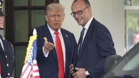 Trump, German Chancellor Merz discuss ways to end war between Ukraine and Russia