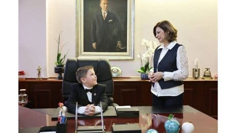 BÜyükşehirin Çocuk Başkanı Ege projelerini açıkladı