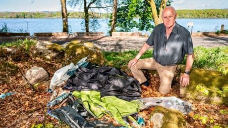 Campers leave piles of rubbish at Dumfries and Galloway beauty spot over Bank Holiday weekend