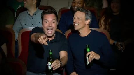 Late night hosts unite to support Stephen Colbert with Coldplay kiss cam spoof after cancellation