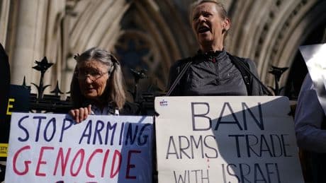 Human rights group loses challenge over jet part exports amid Gaza conflict