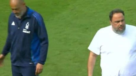 Nottingham Forest owner storms pitch and fumes at Nuno Espirito Santo after Leicester draw