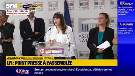 Gaza: la députée LFI Alma Dufour annonce qu'elle va embarquer à bord d’une flottille