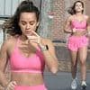 Corrie's Georgia May Foote continues to fuel split rumours from husband Kris Evans as she's spotted without her wedding ring during a jog - amid reports couple are 'headed for divorce'