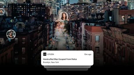 Citizen, l'application d'alertes citoyennes, utilise une IA qui raconte n'importe quoi