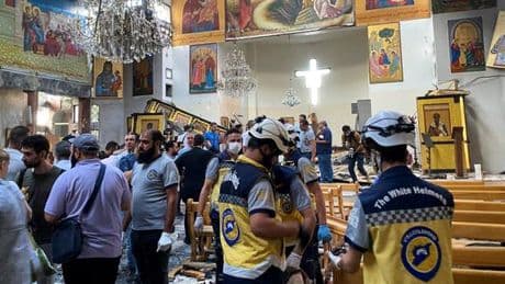 En Syrie, un attentat-suicide contre une église de Damas fait au moins 20 morts