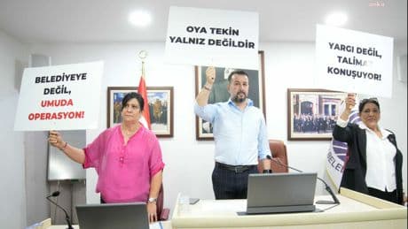 Seyhan Belediyesi meclis üyelerinden Oya Tekin'in gözaltısına tepki: "Yargı değil, talimat konuşuyor"