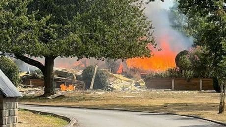 Ladram Bay Holiday Park 'gas explosion' as shock images show house blown apart