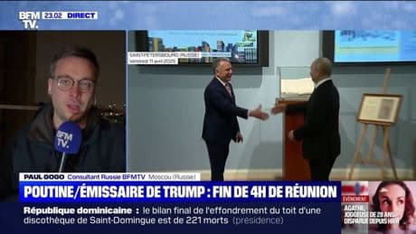 Ukraine: la réunion entre Vladimir Poutine et l'émissaire de Donald Trump, Steve Witkoff a pris fin