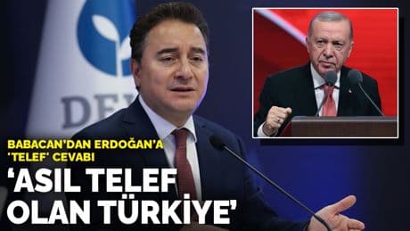Babacan’dan Erdoğan’a 'telef' cevabı: Asıl telef olan Türkiye