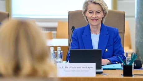 Von der Leyen anuncia castigos a ministros extremistas y la suspensión parcial del acuerdo de comercio con Israel