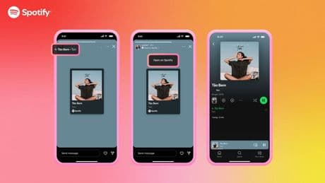 Instagram ya permite compartir canciones de Spotify con vista previa en tus historias: así se hace