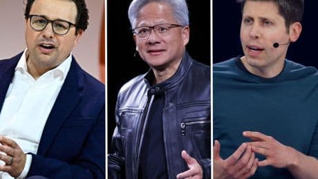 The debate over whether AI will create or take over jobs is heating up. Here's what AI leaders are saying.