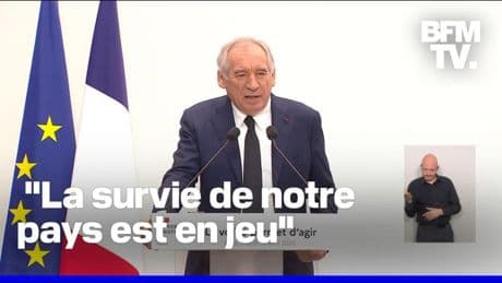 Tensions géopolitiques, dette budgétaire... L'intégrale de la conférence de presse de François Bayrou