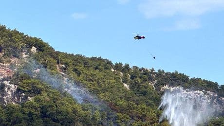 Antalya Kemer'de çıkan yangında 8 dönüm orman zarar gördü