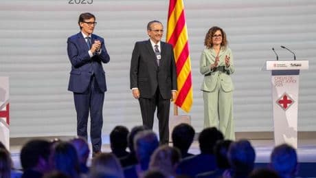 Javier Moll recibe la Creu de Sant Jordi: "Es un honor. Tengo a mi lado a personas que lo merecen tanto como yo"