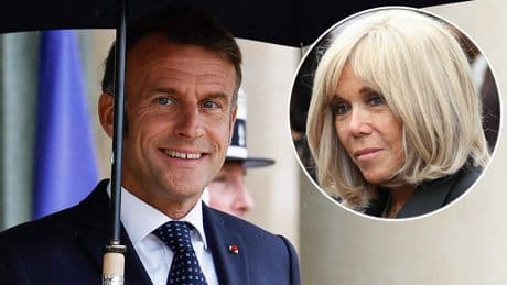 Emmanuel Macron en vrouw zijn complottheorieën zat: ’Heel pijnlijk issue’