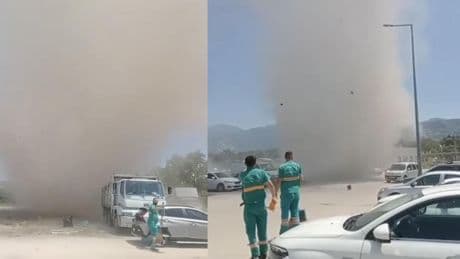 Bursa'da hortum paniği