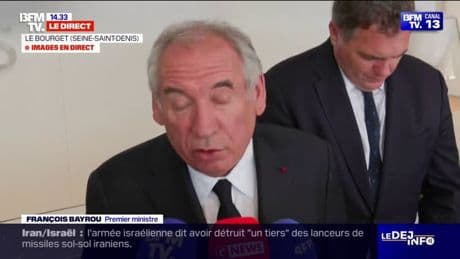 Israël exclu du Salon du Bourget: "L'exposition d'armement de guerre offensif n'était pas possible", explique François Bayrou
