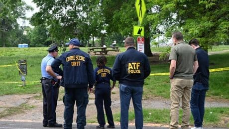 Two killed and nine injured in mass shooting at Philadelphia park