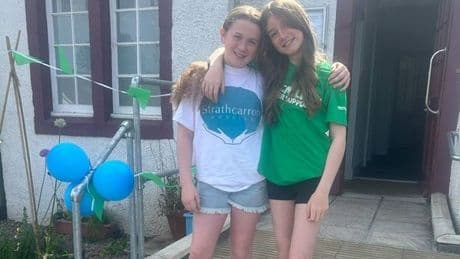 Kippen schoolgirls raise thousands for charity in fundraising efforts
