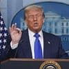 Trump FINALLY gets a question he respects as president grins from ear-to-ear after big week on Wall Street