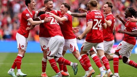 Charlton 1 Leyton Orient 0: Nathan Jones leads Addicks back to Championship with huge win over London rivals at Wembley