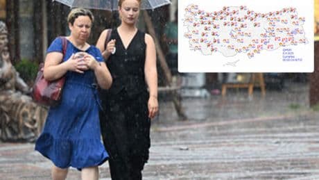 Meteoroloji saat verdi! 8 kent için 'sarı' alarm! 6 bölgede sağanak!