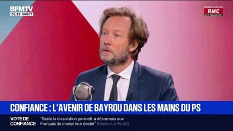 Vote de confiance: "C'est François Bayrou qui a son destin entre ses mains", estime Boris Vallaud (PS)